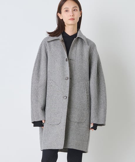 REVERSIBLE CHECK COAT