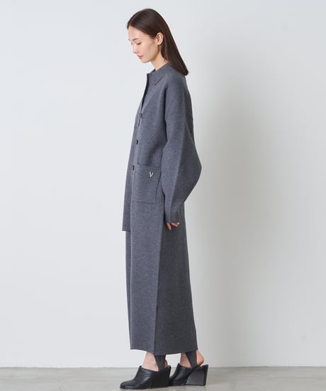 DOUBLE　FACE KNIT　LONG CARDIGAN