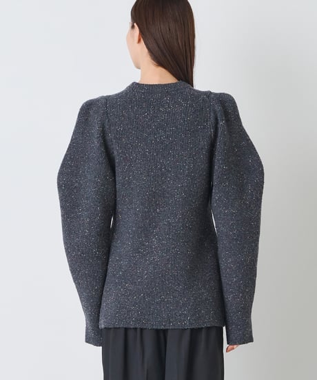 COLOR　NEP TWEED　KNIT　PULLOVER