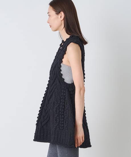 ARAN KNIT　VEST