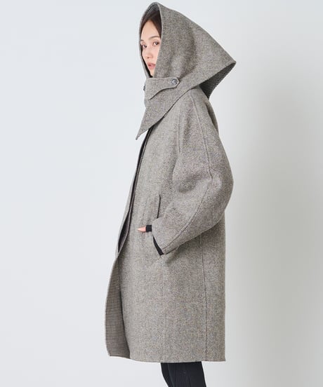 REVERSIBLE CHECK COAT