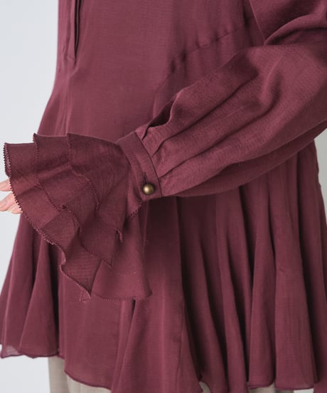 SOFT DOBBY BLOUSE