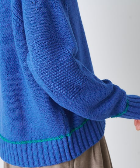 COLOR MOULINET KNIT PULLOVER
