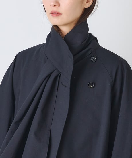 COTTON POLYESTER LONG COAT