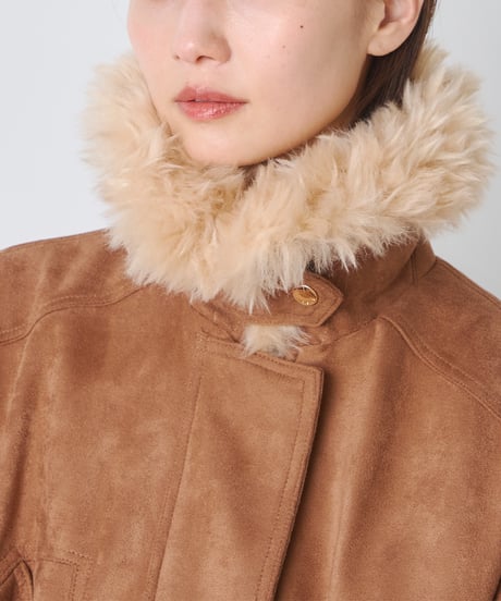 SYNTHETIC LEATHER BLOUSON