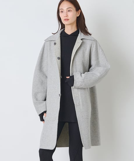 REVERSIBLE CHECK COAT