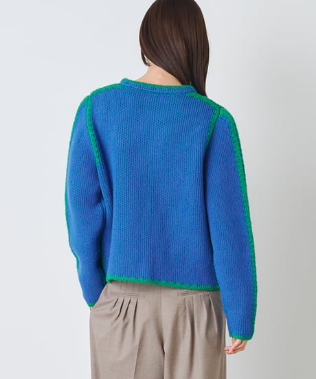 COLOR MOULINET KNIT JACKET
