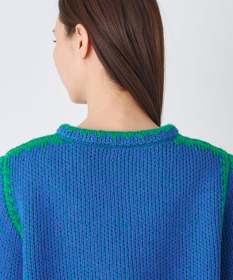 COLOR MOULINET KNIT JACKET