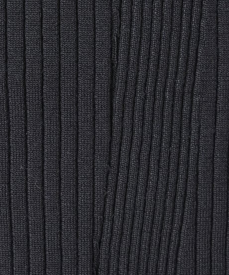 WOOL MIX RIB HOODDIE