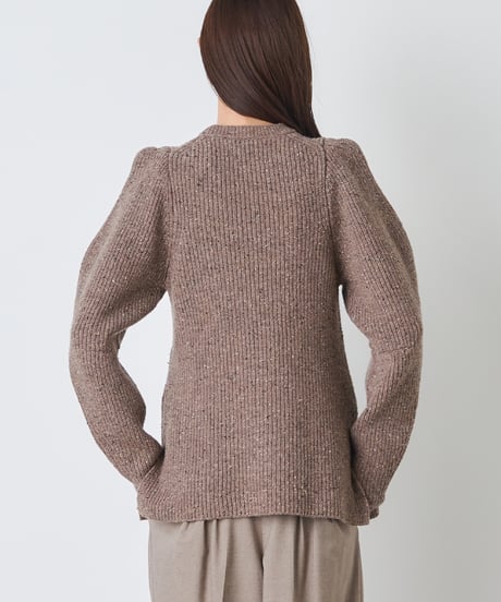 COLOR　NEP TWEED　KNIT　PULLOVER