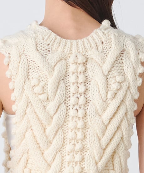ARAN KNIT　VEST