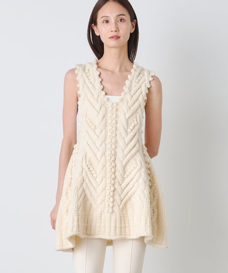 ARAN KNIT　VEST