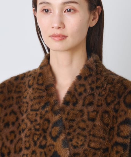 LEOPARD COAT JACKET