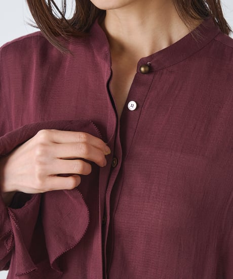 SOFT DOBBY BLOUSE
