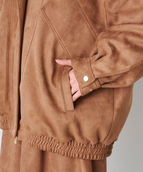 SYNTHETIC LEATHER BLOUSON