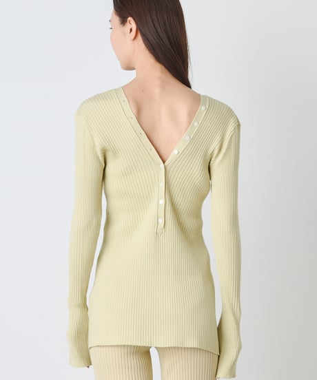 WOOL MIX RIB CARDIGAN
