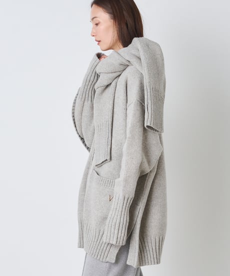 NON MULESING WOOL　KNIT SHOULDER　WRAP