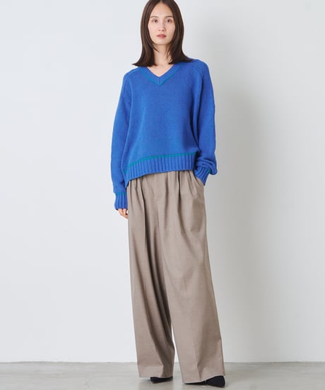 COLOR MOULINET KNIT PULLOVER