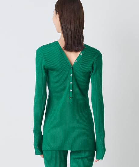 WOOL MIX RIB CARDIGAN