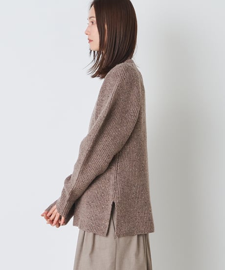 COLOR　NEP TWEED　KNIT　PULLOVER