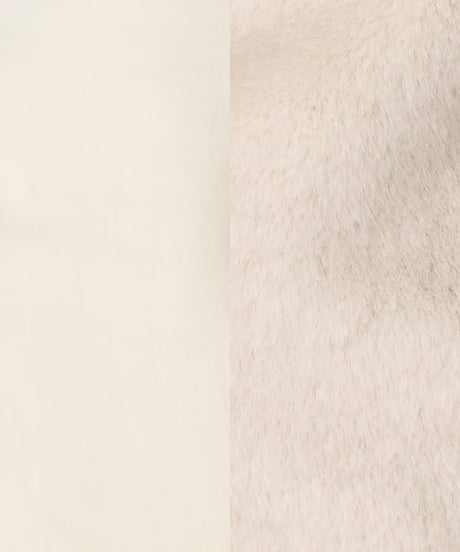 NYLON COTTON ×FUR REVERSIBLE COAT