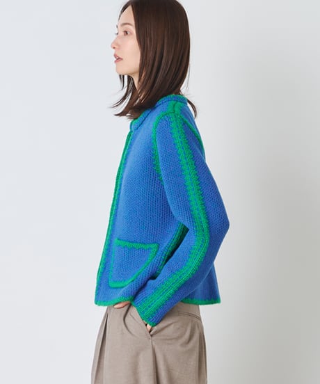 COLOR MOULINET KNIT JACKET