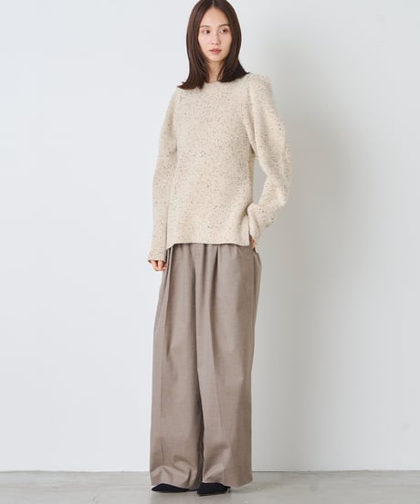 COLOR　NEP TWEED　KNIT　PULLOVER