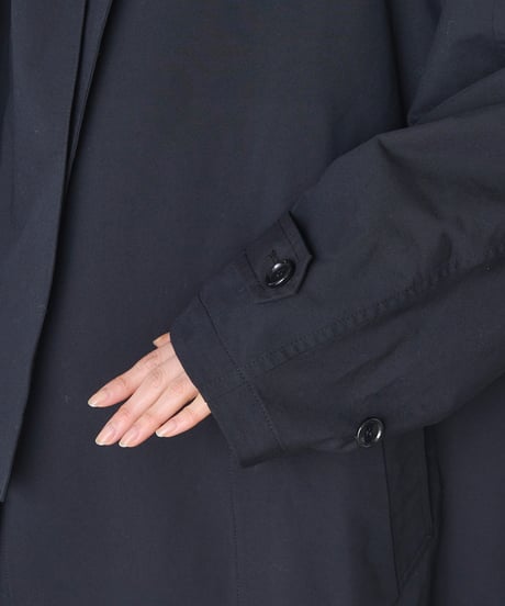 COTTON POLYESTER LONG COAT