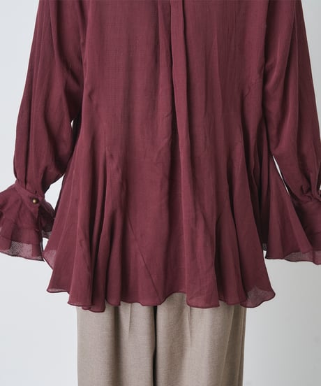 SOFT DOBBY BLOUSE