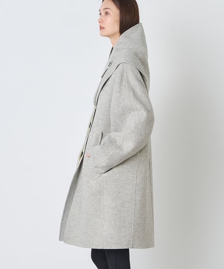 REVERSIBLE CHECK COAT