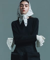 WOOL KNIT×CROCHET　CUFFS