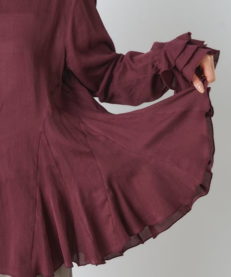 SOFT DOBBY BLOUSE