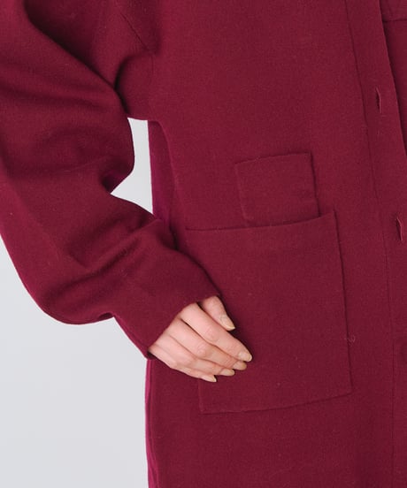 DOUBLE　FACE KNIT　LONG CARDIGAN