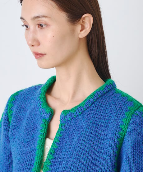 COLOR MOULINET KNIT JACKET