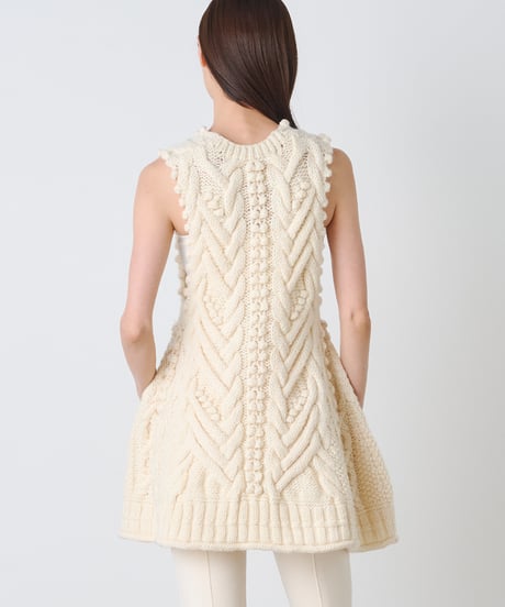 ARAN KNIT　VEST