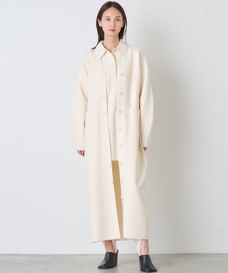 DOUBLE　FACE KNIT　LONG CARDIGAN