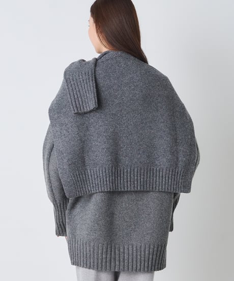 NON MULESING WOOL　KNIT SHOULDER　WRAP