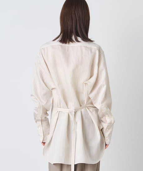 STRIPE BOW-TIE BLOUSE