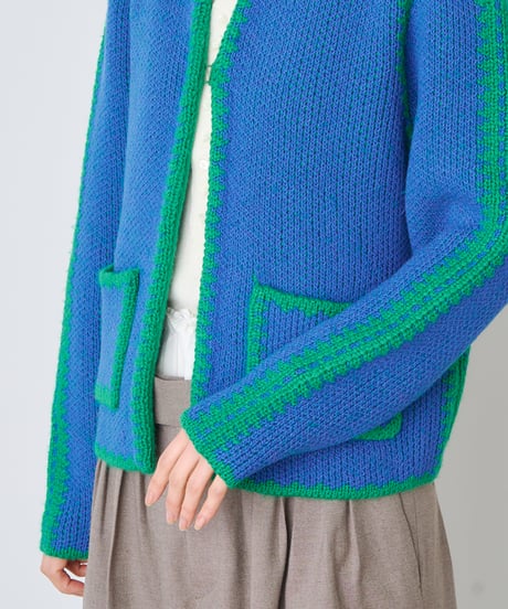 COLOR MOULINET KNIT JACKET