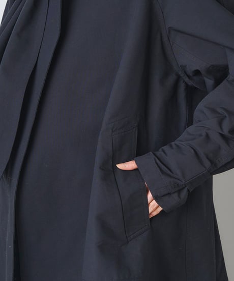 COTTON POLYESTER LONG COAT