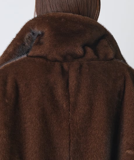 NYLON COTTON ×FUR REVERSIBLE COAT