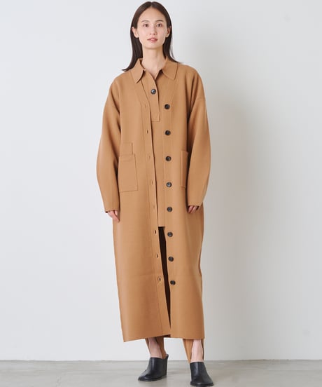 DOUBLE　FACE KNIT　LONG CARDIGAN