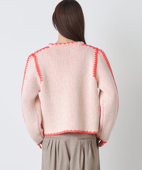 COLOR MOULINET KNIT JACKET