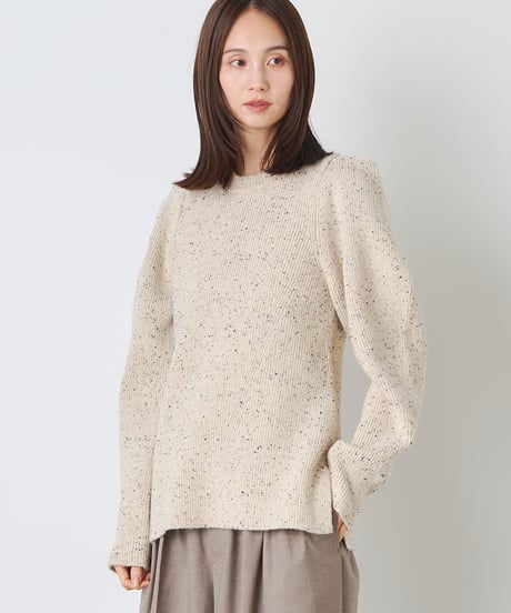 COLOR　NEP TWEED　KNIT　PULLOVER