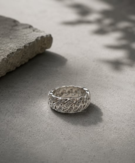 TIGRIS | chain pave ring