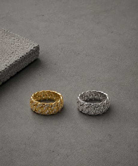 TIGRIS | chain pave ring