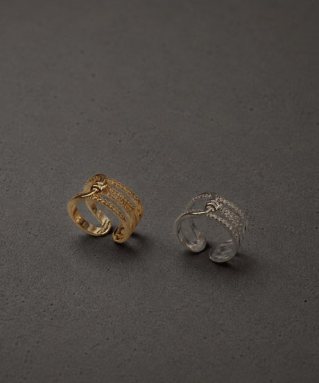 TIGRIS | knot pave ring