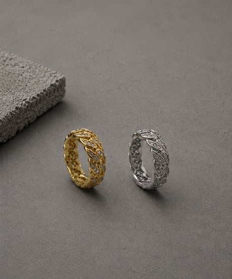TIGRIS | chain pave ring