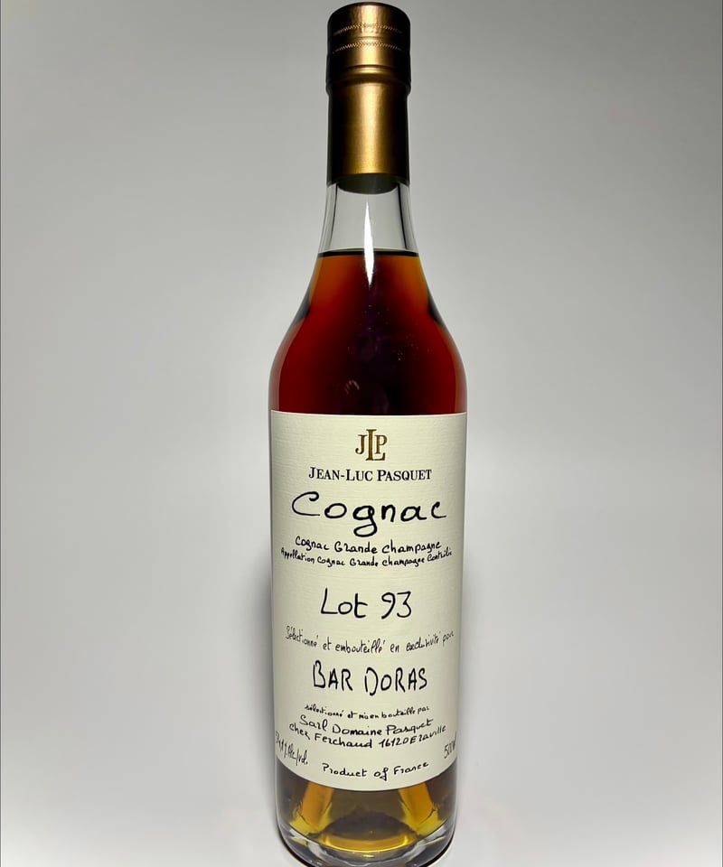 Jean-Luc Pasquet Cognac Grande Champagne Lot 93