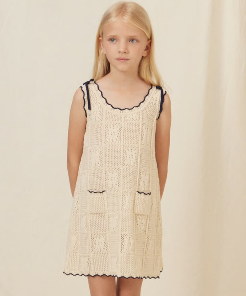 Bebe Organic]【残りわずか！】Elina Dress | Natural Lac